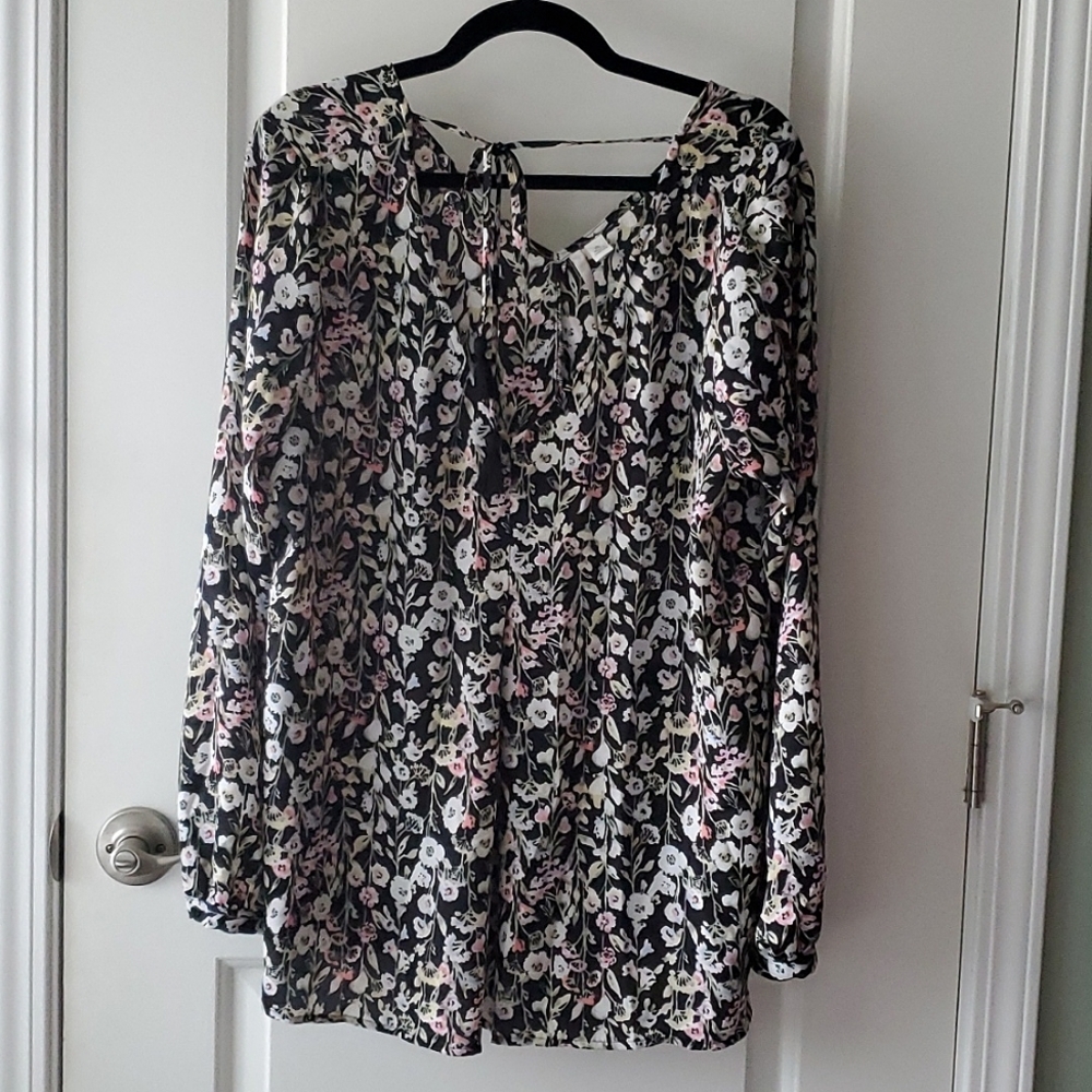 LC Chiffon Long Sleeve Blouse